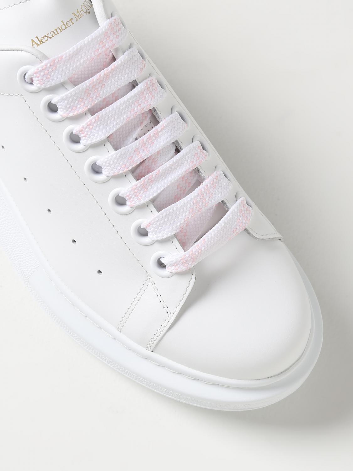 ALEXANDER MCQUEEN SNEAKERS: Alexander McQueen Larry leather sneakers, White - Img 4