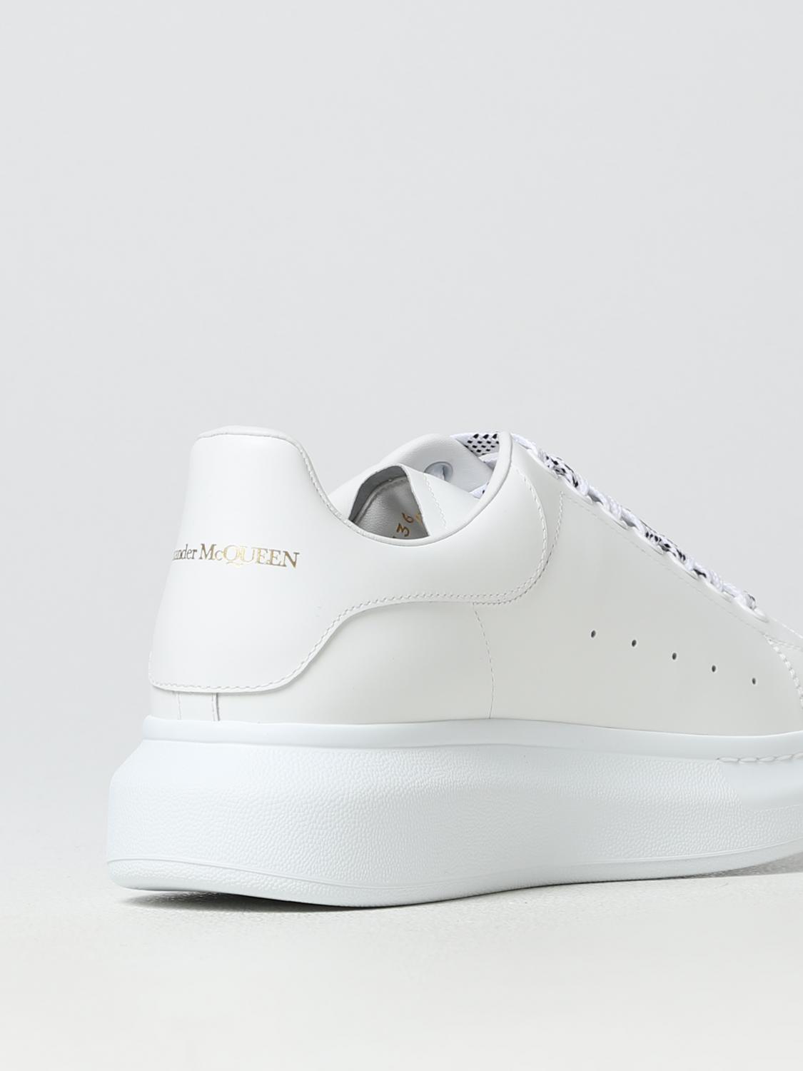 ALEXANDER MCQUEEN SNEAKERS: Alexander McQueen Larry leather sneakers, White - Img 3