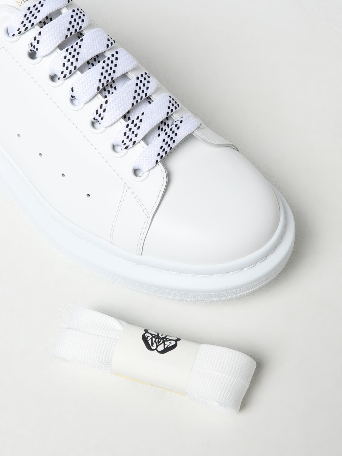 ALEXANDER MCQUEEN SNEAKERS: Alexander McQueen Larry leather sneakers, White - Img 4