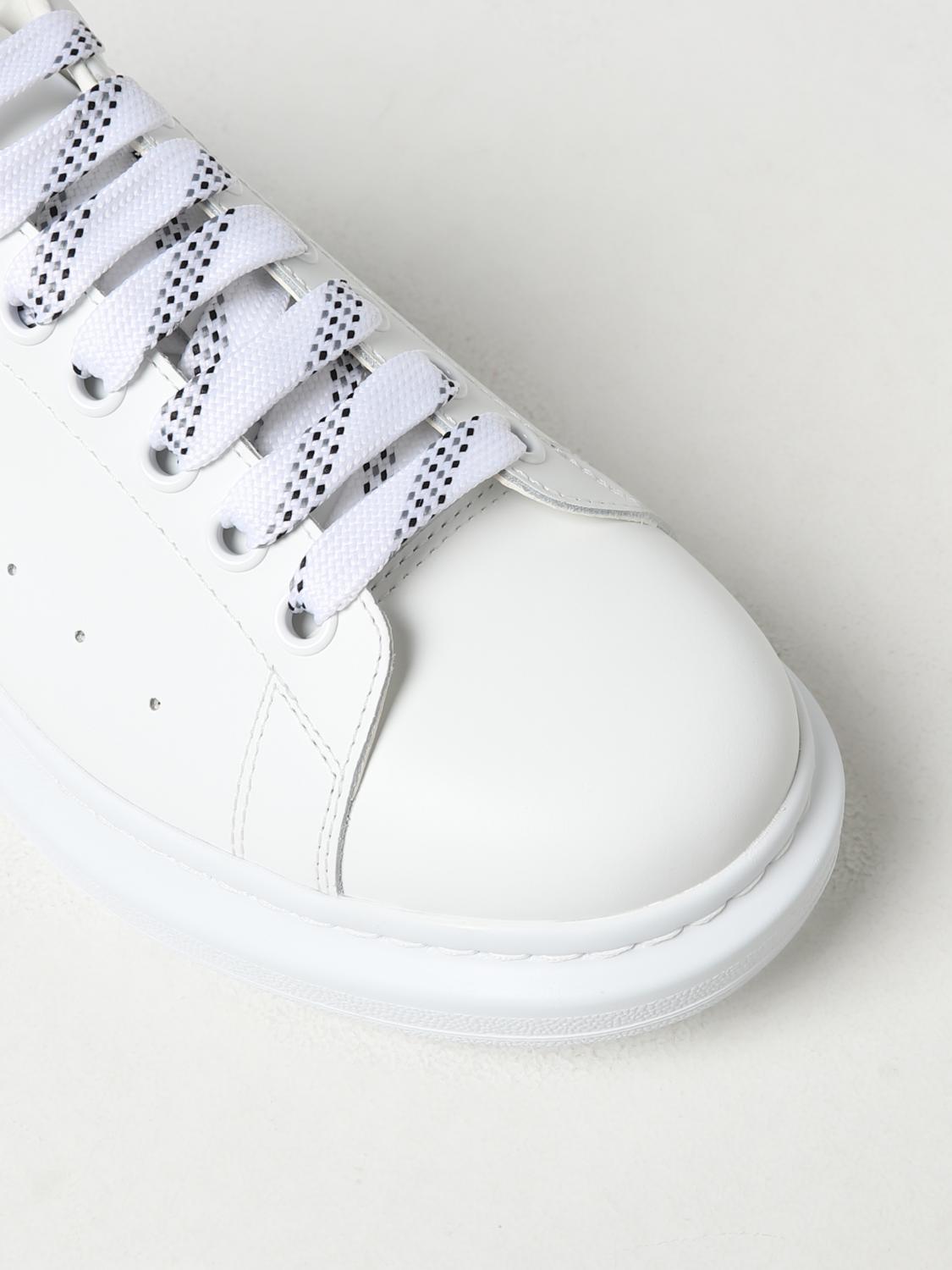 MCQUEEN SNEAKERS: McQueen Larry leather sneakers, Black - Img 4