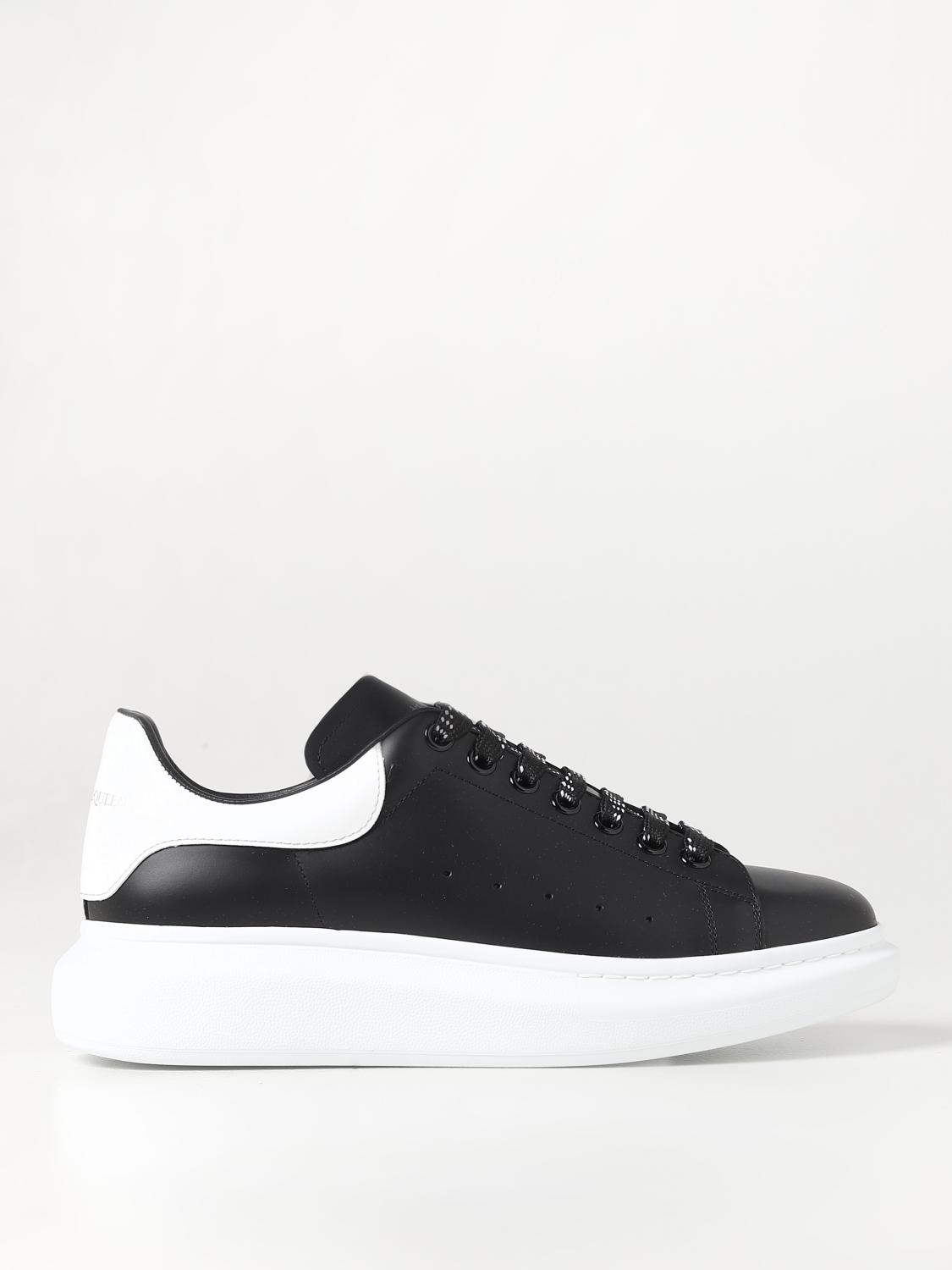 ALEXANDER MCQUEEN SNEAKERS: Alexander McQueen Larry leather sneakers, Black 1 - Img 1