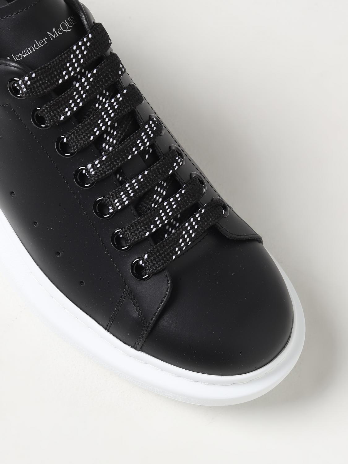 ALEXANDER MCQUEEN SNEAKERS: Alexander McQueen Larry leather sneakers, Black 1 - Img 4