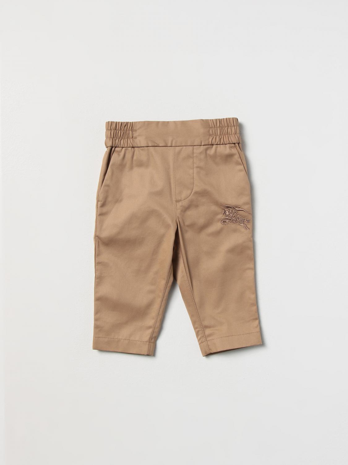 BURBERRY PANTS: Pants kids Burberry, Beige - Img 1