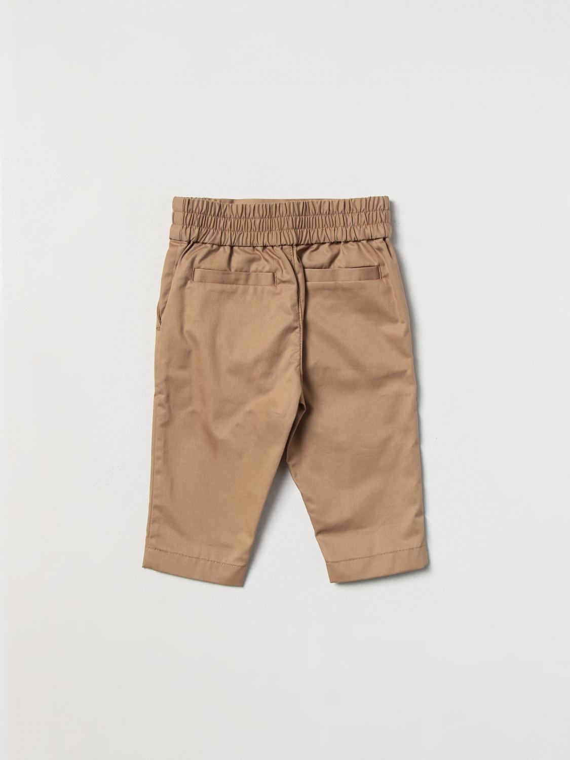 BURBERRY PANTS: Pants kids Burberry, Beige - Img 2