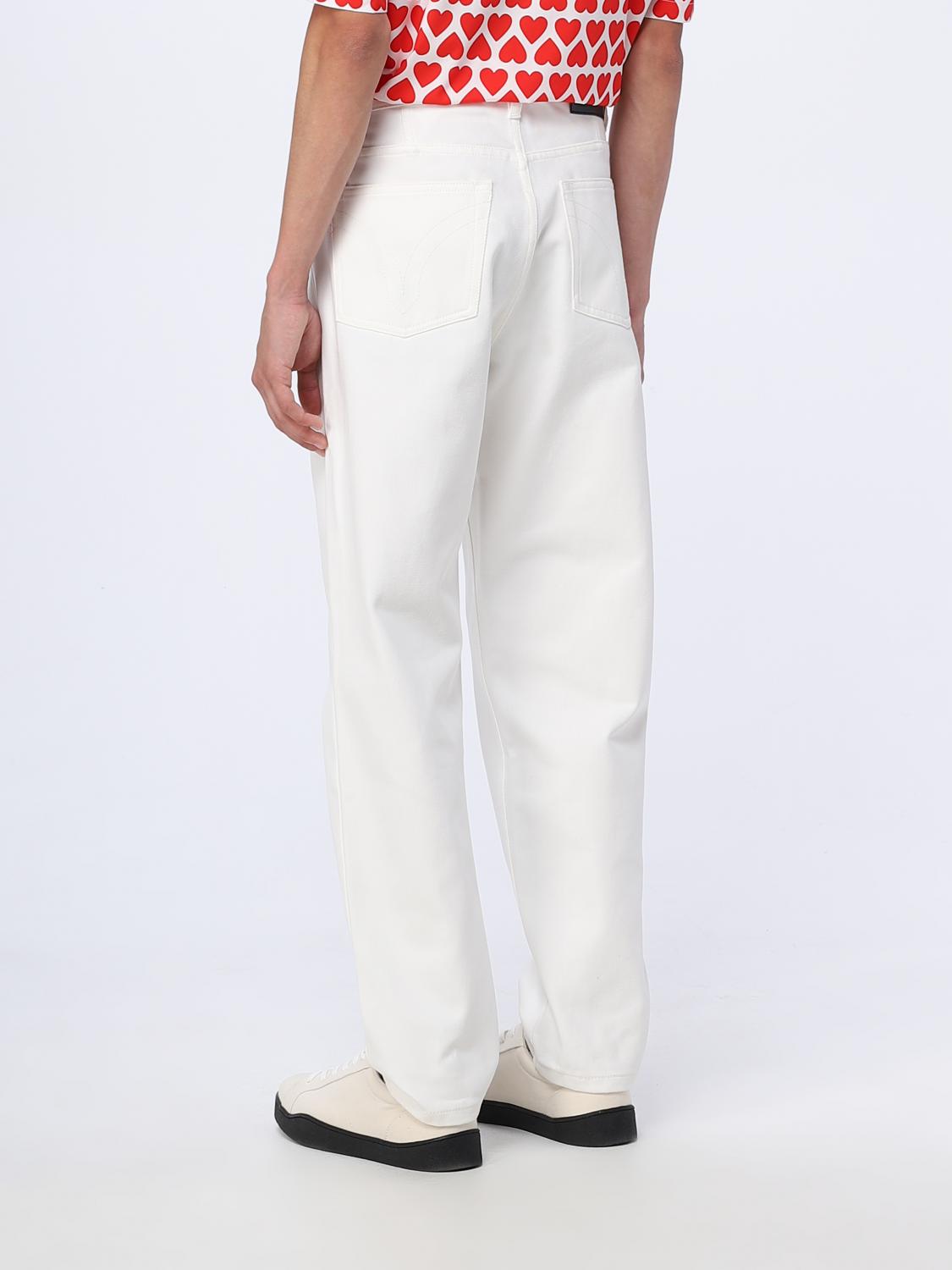 AMI PARIS JEANS: Jeans homme Ami Paris, Blanc - Img 3