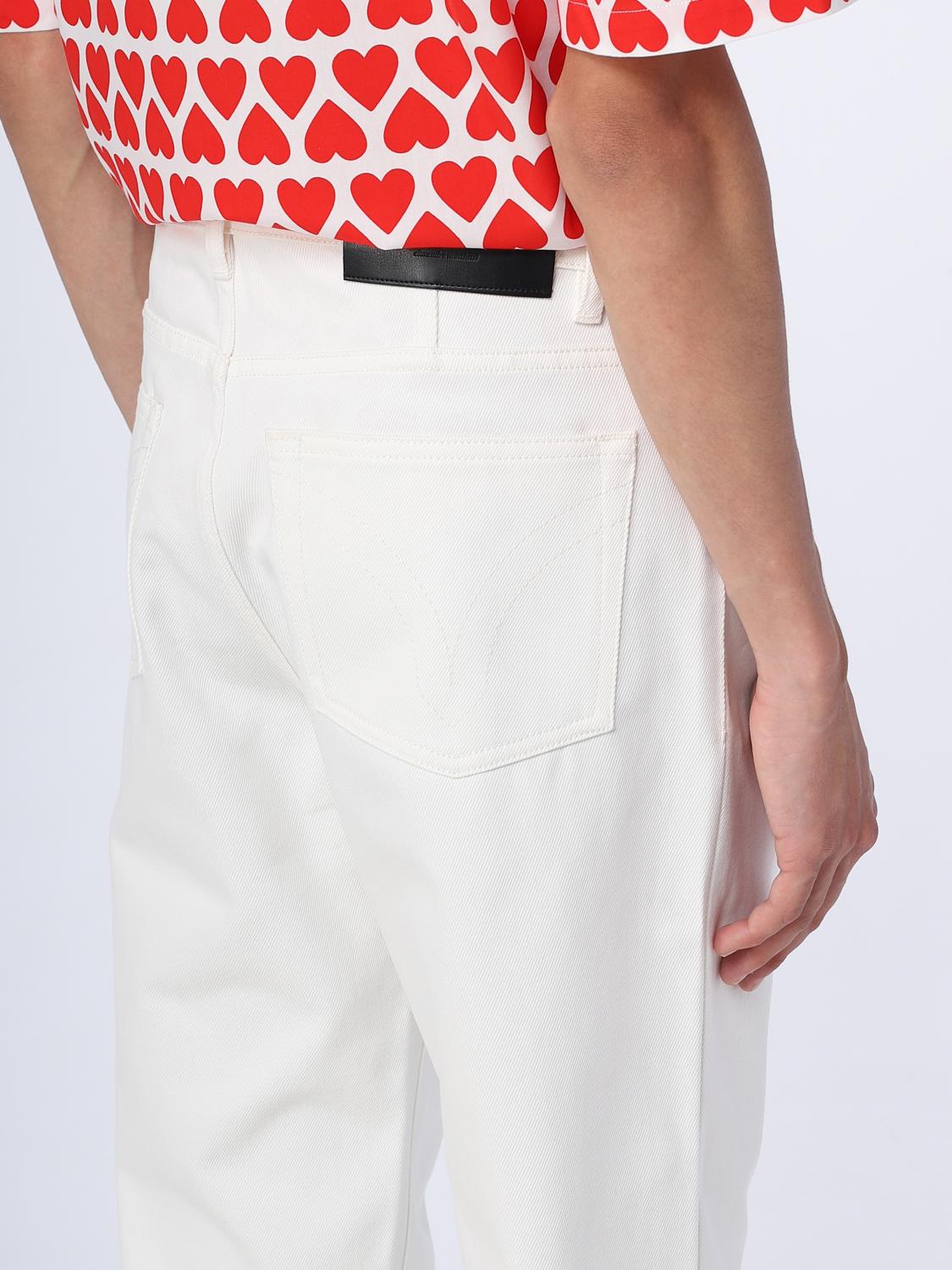 AMI PARIS JEANS: Jeans homme Ami Paris, Blanc - Img 4