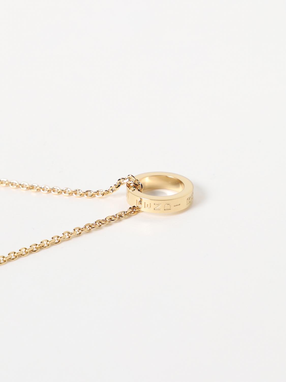 FENDI GIOIELLO: Collana Signature Fendi in metallo, Oro - Img 2