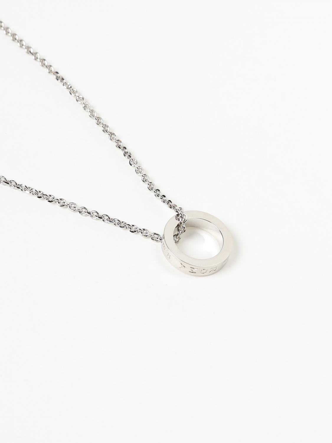 FENDI GIOIELLO: Collana Signature Fendi in metallo, Silver - Img 2