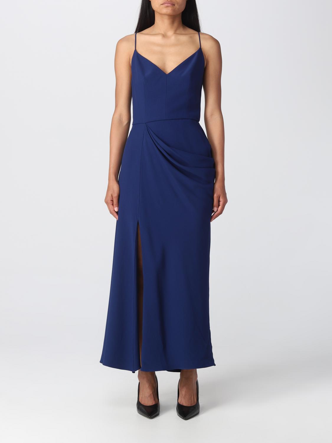 MCQUEEN ABITO: Abito McQueen in misto viscosa, Blue - Img 1