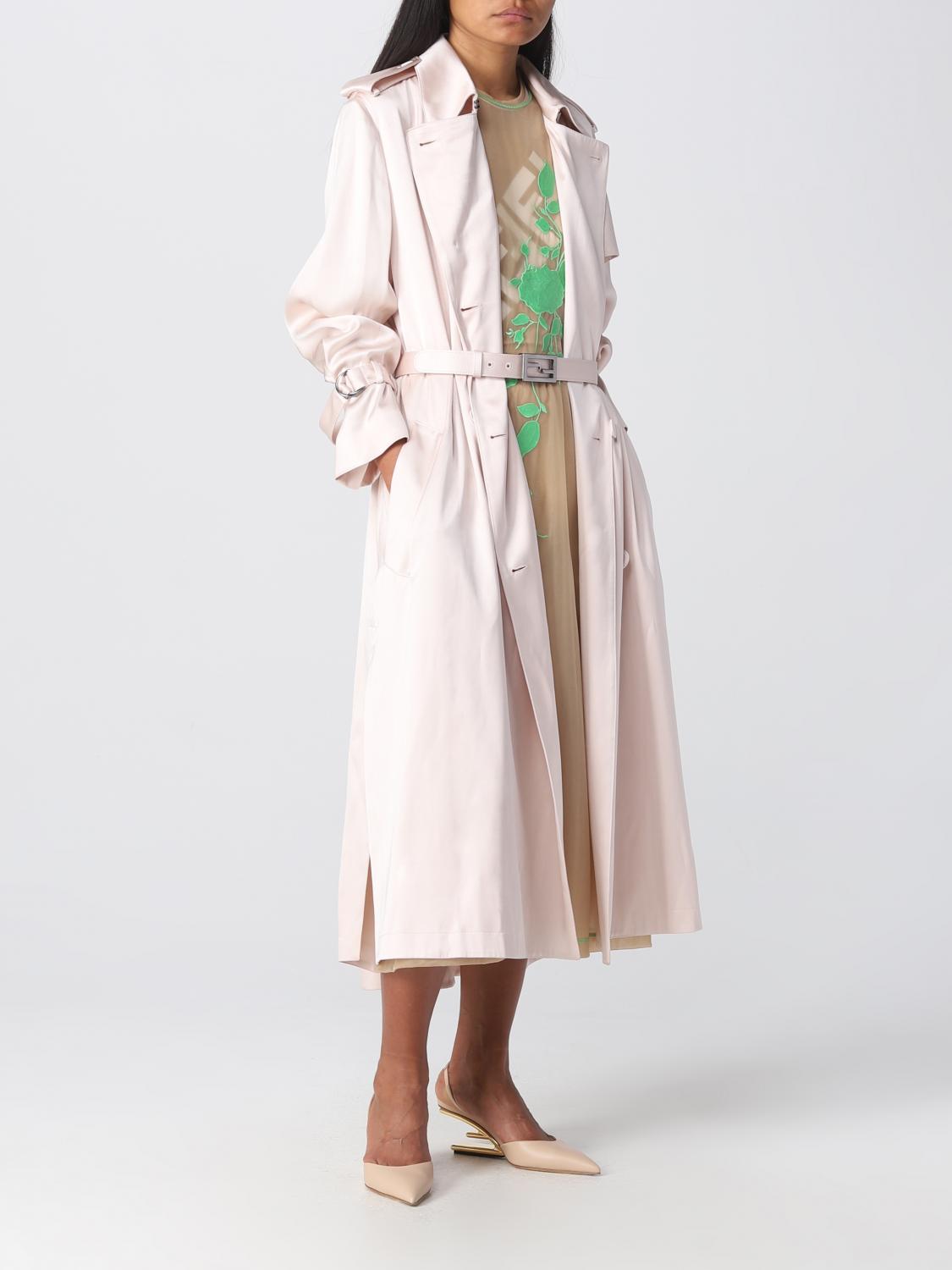 トレンチコート FENDI Beige Technical Over Trench Coat FF8980 AK6D F1KE0 Fendi beige trench coat - Women – myCompañero