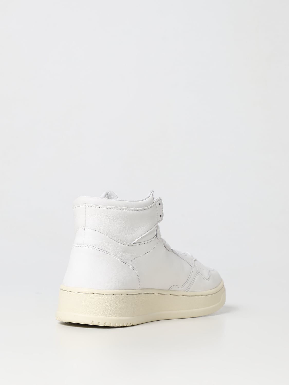 AUTRY SNEAKERS: Sneakers Medalist Mid Autry in pelle, Bianco - Img 3
