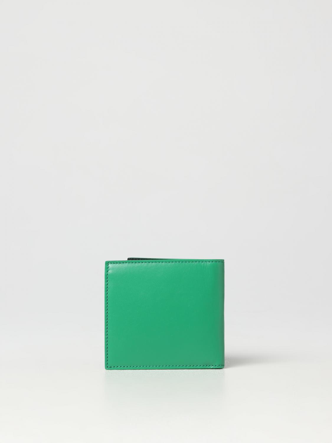 MCQUEEN WALLET: McQueen wallet in leather, Green - Img 3