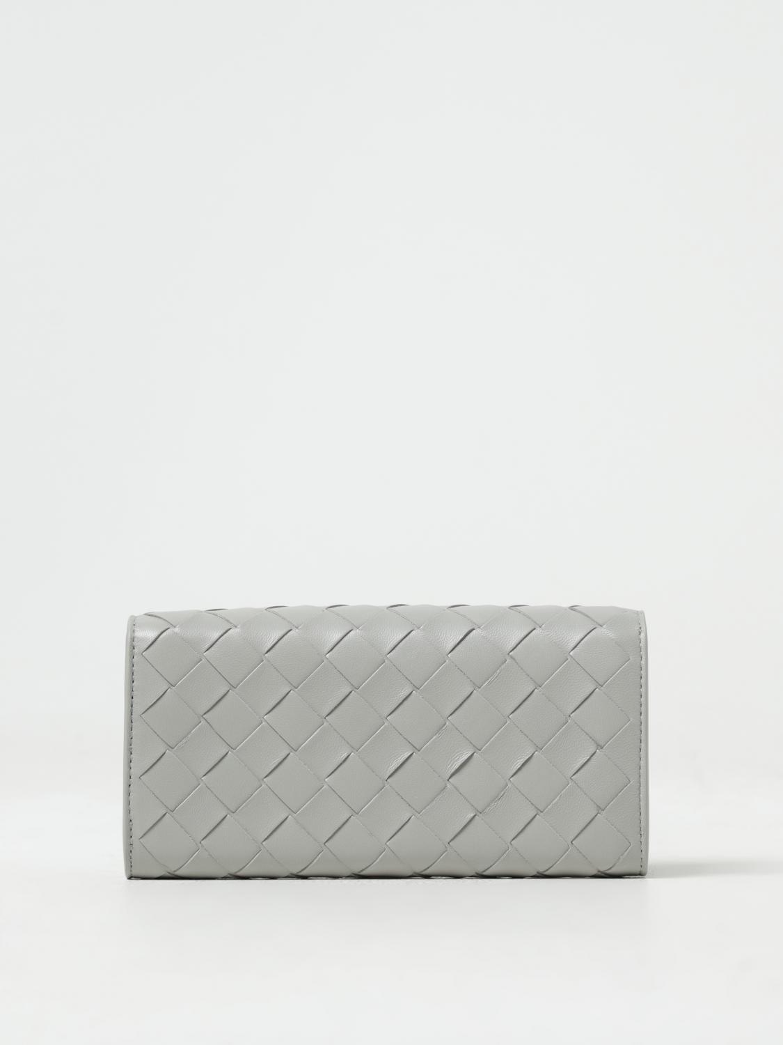 BOTTEGA VENETA 钱包: 钱包 女士 Bottega Veneta, 灰色 - Img 3