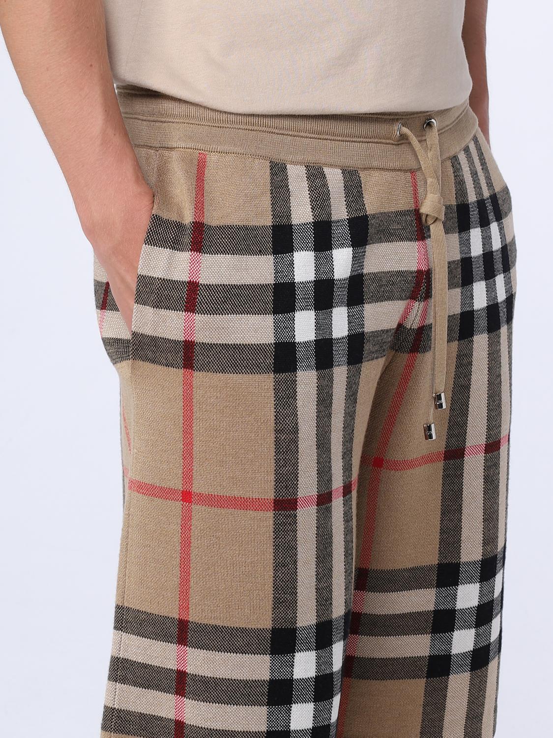 BURBERRY SHORTS: Burberry shorts in silk and wool, Beige - Img 5