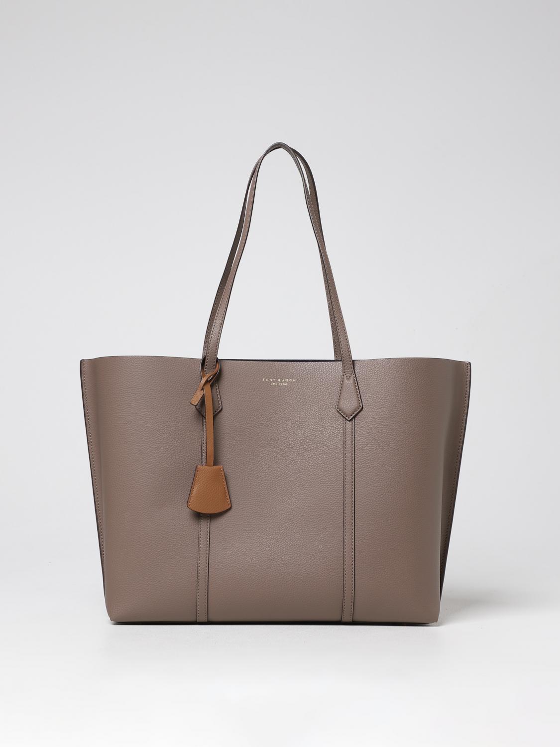 TORY BURCH BORSA TOTE: Borsa Perry Tory Burch in pelle a grana, Rosa - Img 1