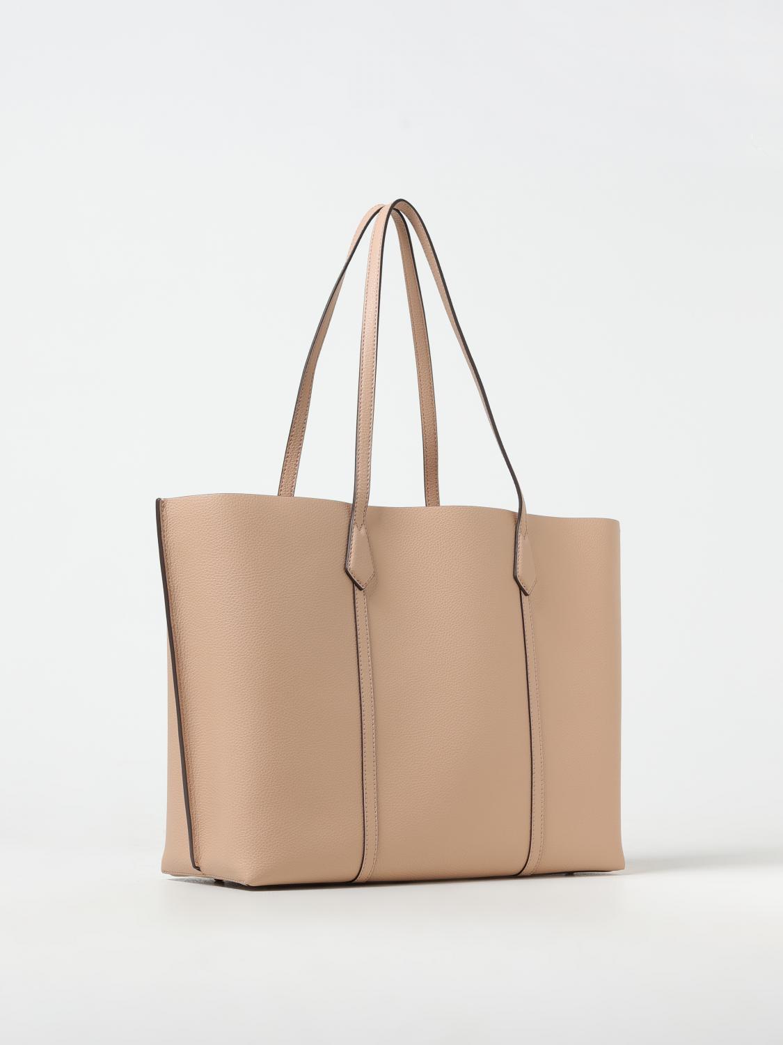 TORY BURCH BORSA TOTE: Borsa Perry Tory Burch in pelle a grana, Beige - Img 2