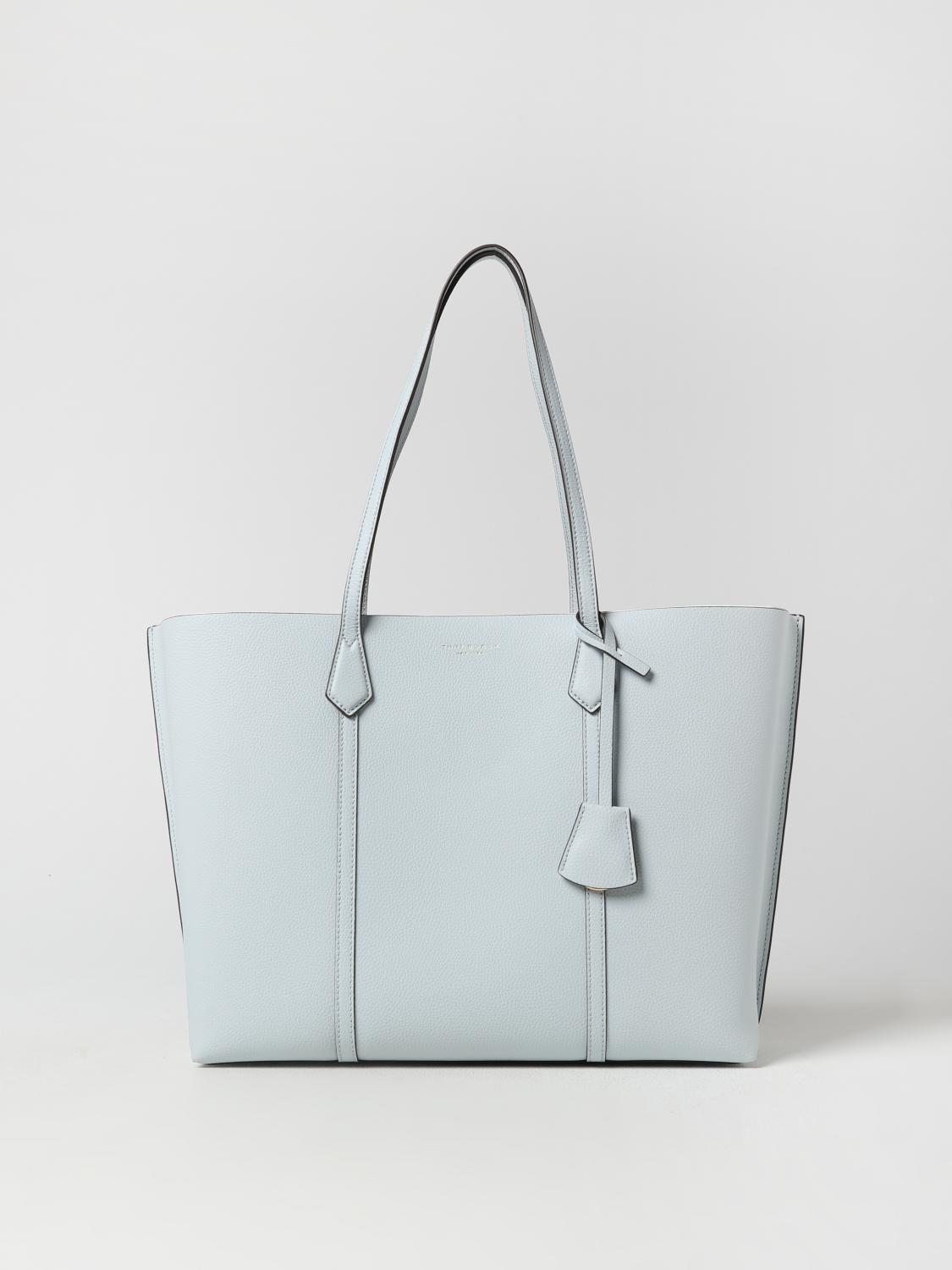 TORY BURCH BORSA TOTE: Borsa Perry Tory Burch in pelle a grana, Polvere - Img 1
