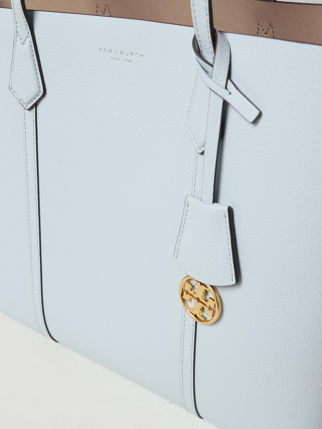 TORY BURCH BORSA TOTE: Borsa Perry Tory Burch in pelle a grana, Polvere - Img 3