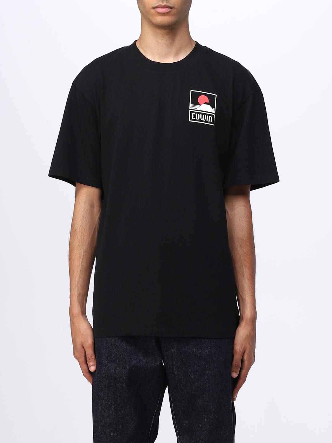 EDWIN T-SHIRT: T-shirt men Edwin, Black - Img 1