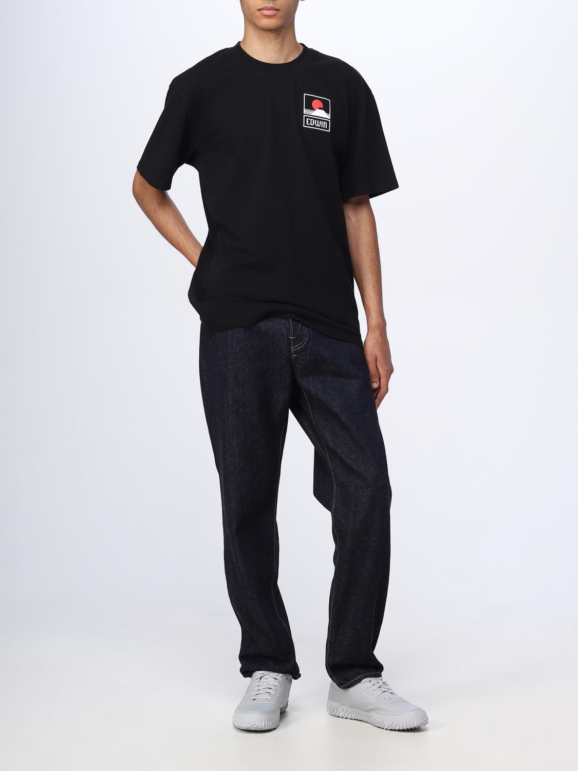 EDWIN T-SHIRT: T-shirt men Edwin, Black - Img 2