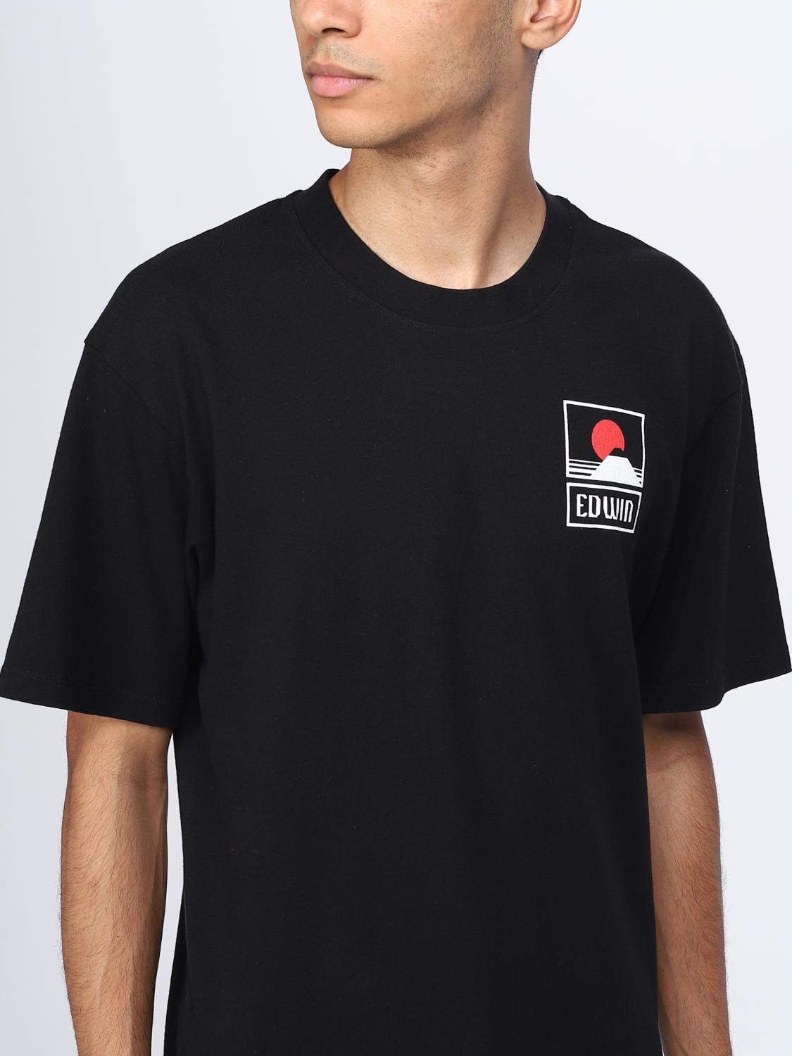 EDWIN T-SHIRT: T-shirt men Edwin, Black - Img 4