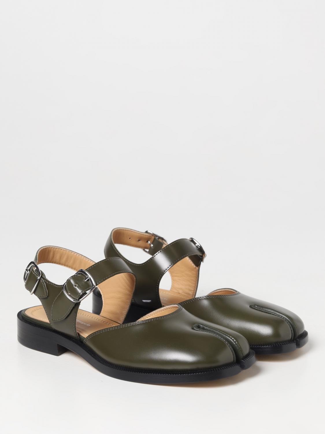 MAISON MARGIELA FLACHE SANDALEN: Flache sandalen damen Maison Margiela, Braun - Img 2