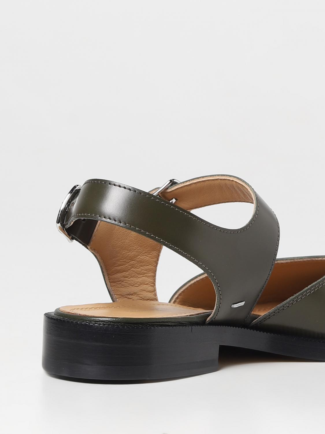 MAISON MARGIELA FLACHE SANDALEN: Flache sandalen damen Maison Margiela, Braun - Img 3