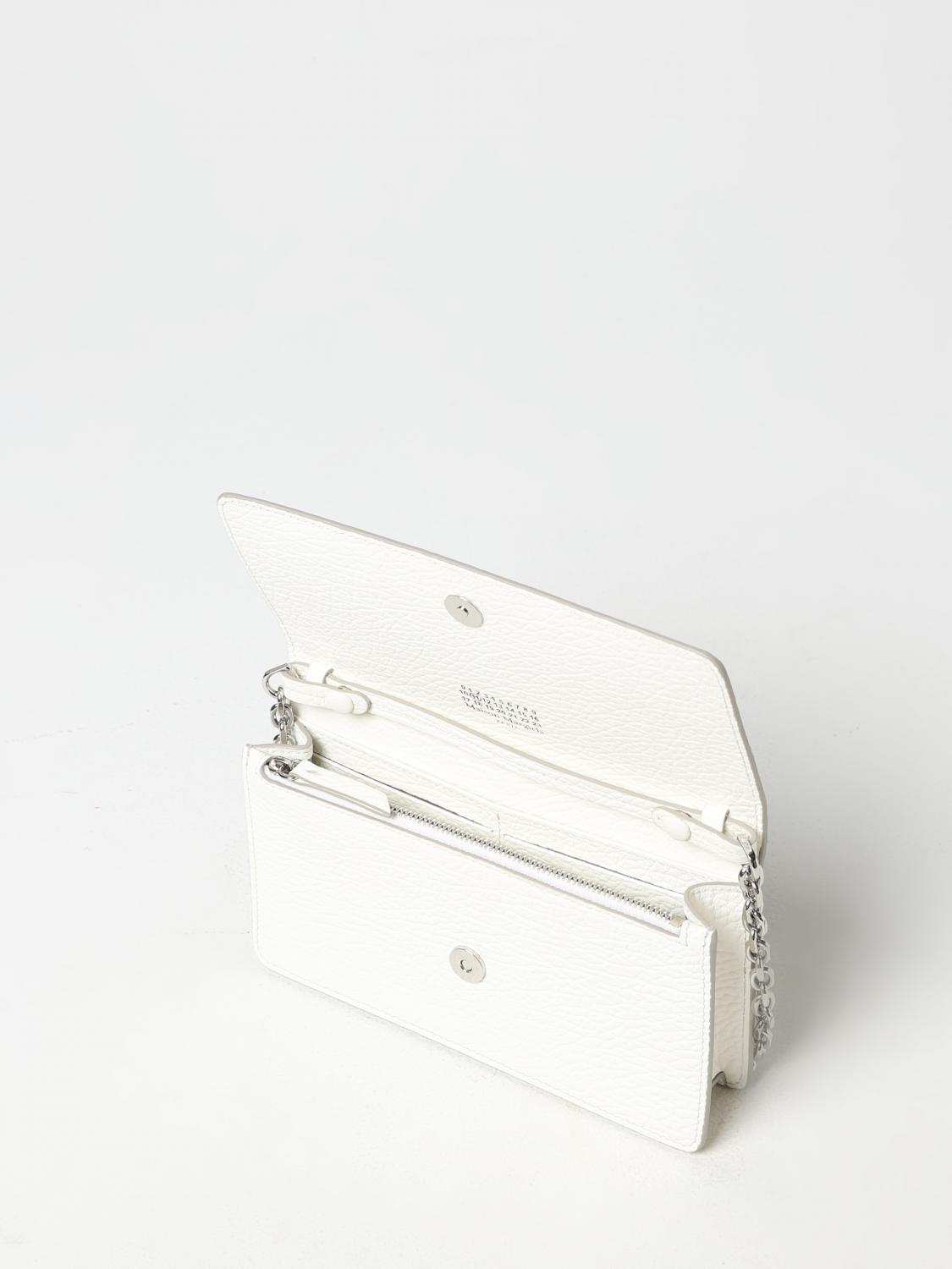 MAISON MARGIELA MINITASCHE: Geldbeutel damen Maison Margiela, Weiß - Img 4