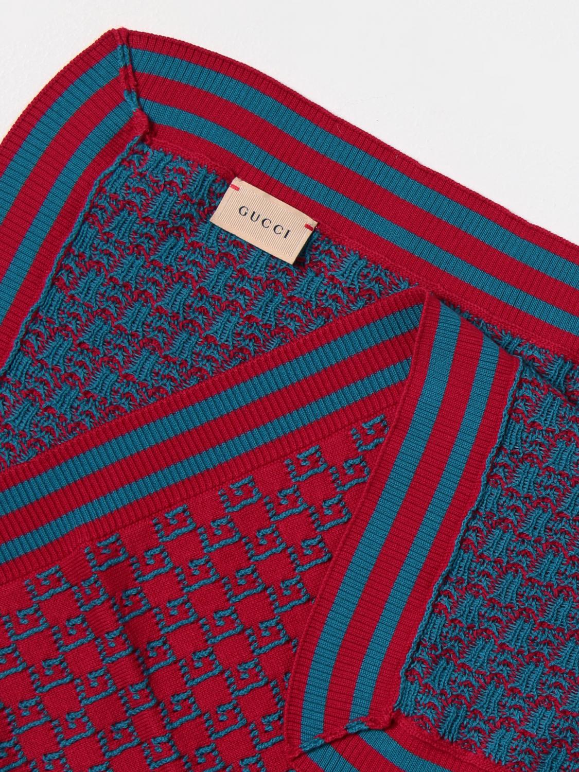 GUCCI MANTA: Manta niños Gucci, Rojo - Img 2