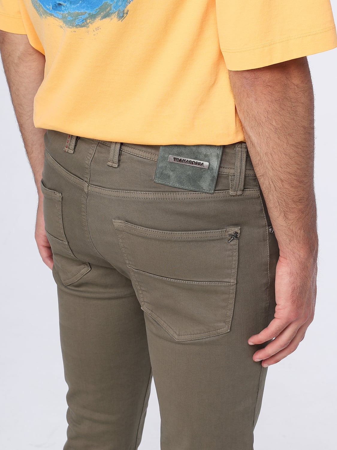 TRAMAROSSA JEANS: Jeans Tramarossa in denim, Militare - Img 3