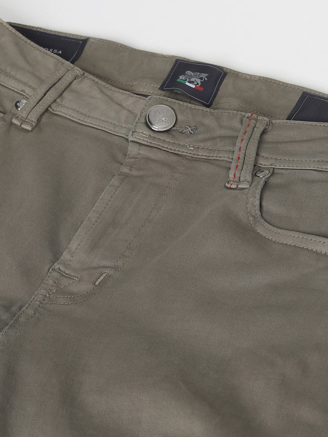 TRAMAROSSA JEANS: Jeans Tramarossa in denim, Militare - Img 4