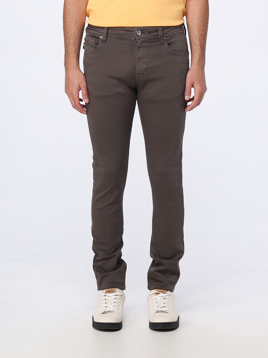 TRAMAROSSA JEANS: Jeans Tramarossa in denim, Caffe - Img 1