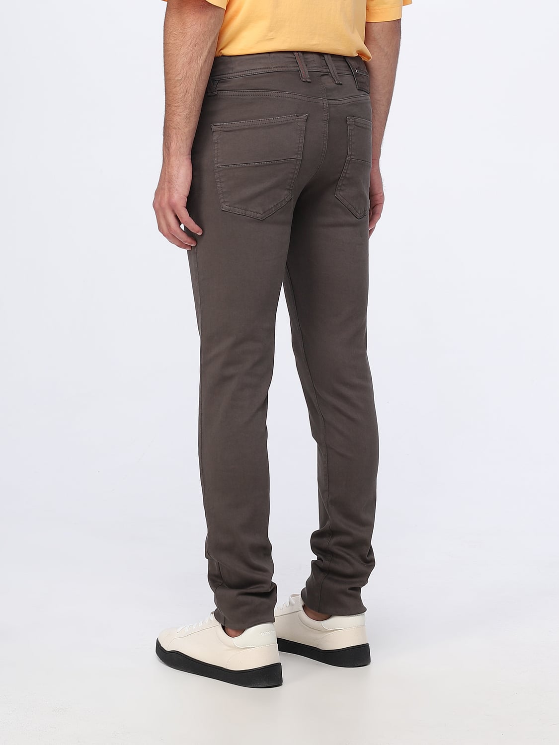 TRAMAROSSA JEANS: Jeans Tramarossa in denim, Caffe - Img 2