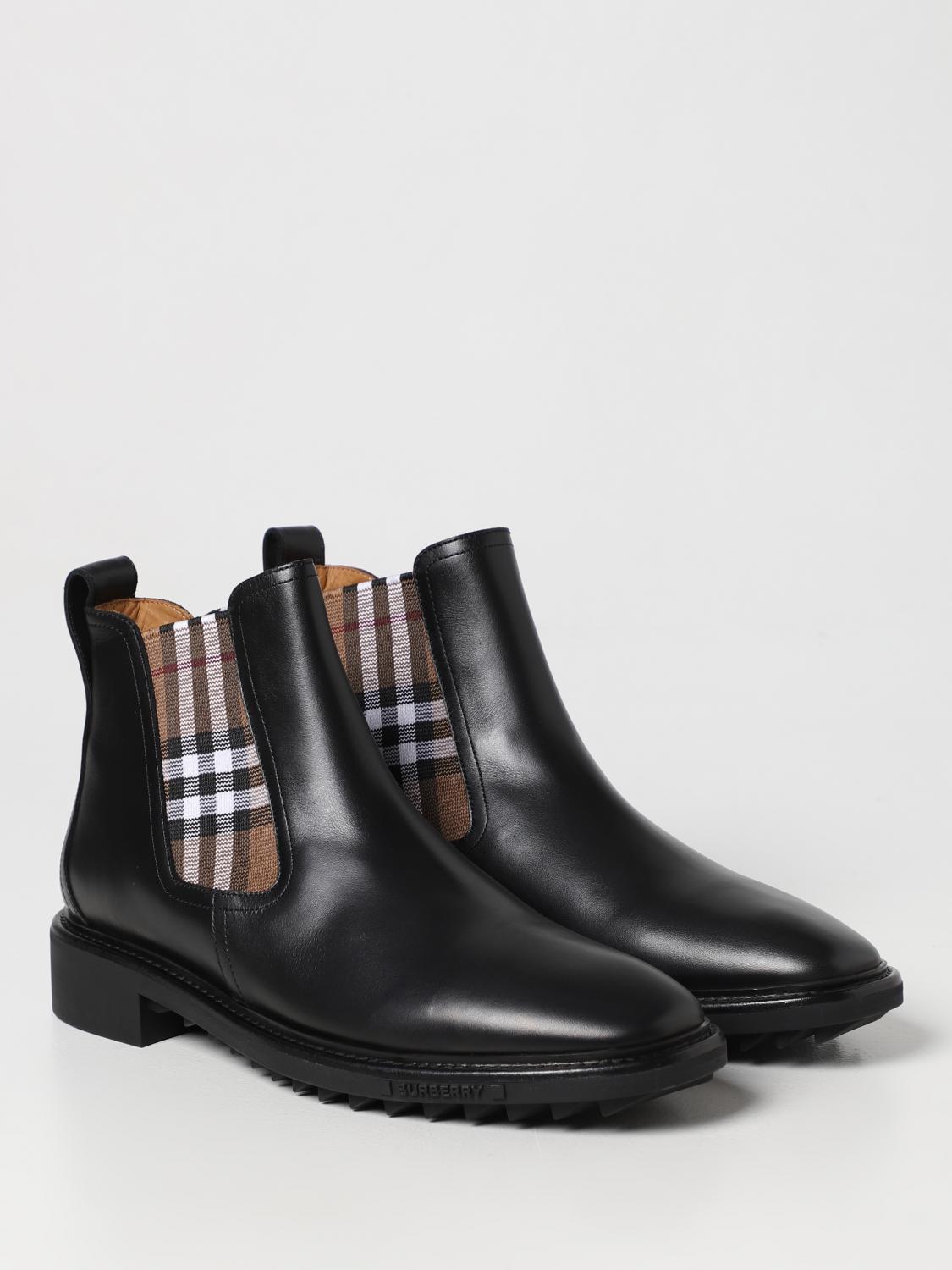 BURBERRY 短靴: 短靴 男士 Burberry, 黑色 - Img 2