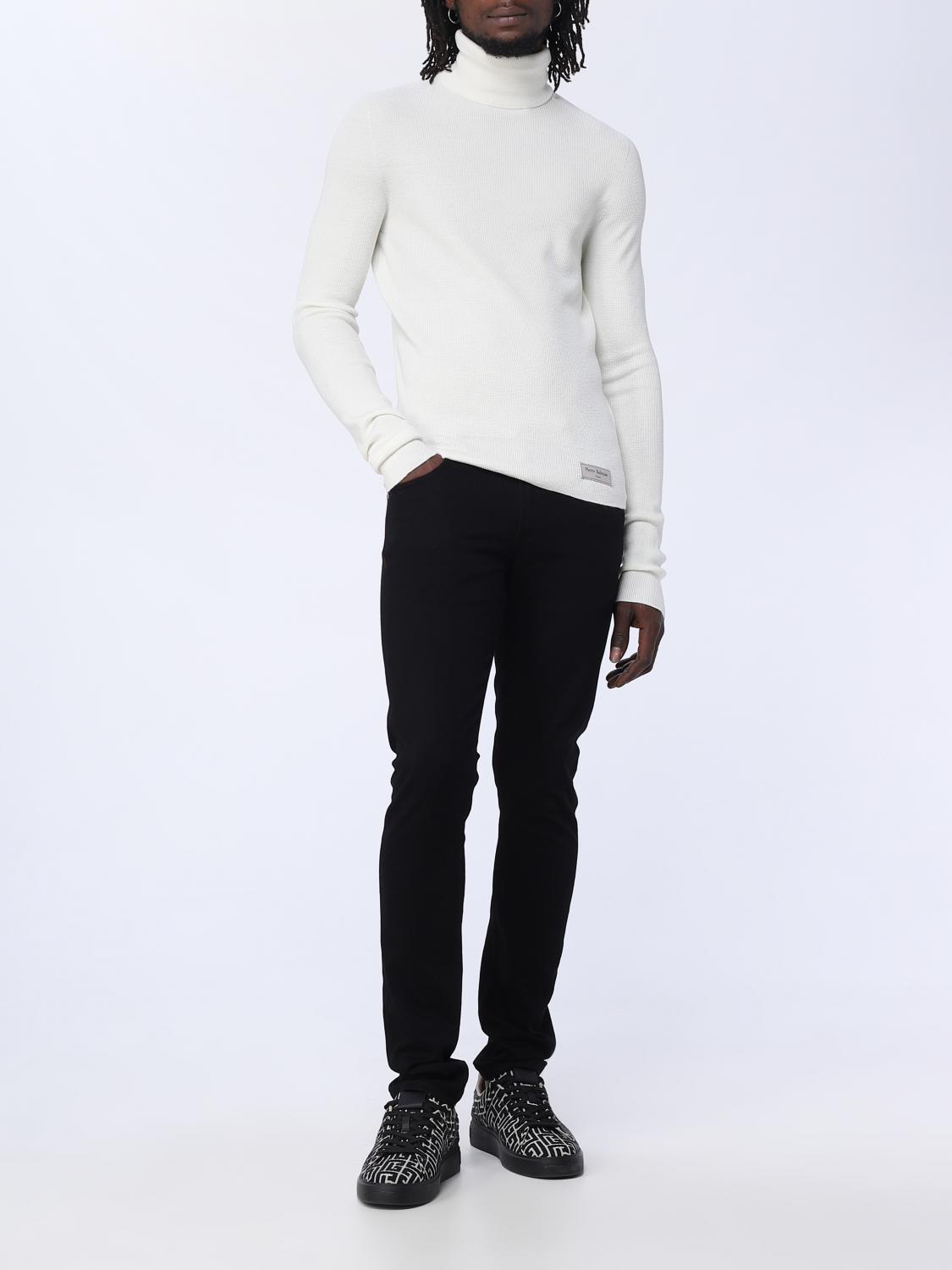 BALMAIN PULLOVER: Pullover herren Balmain, Natural - Img 2