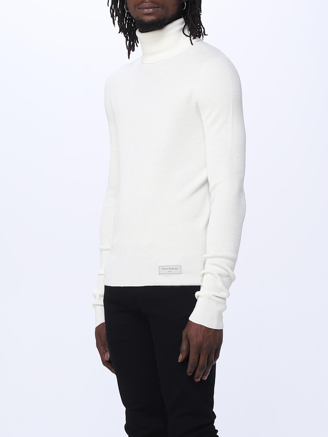 BALMAIN PULLOVER: Pullover herren Balmain, Natural - Img 4