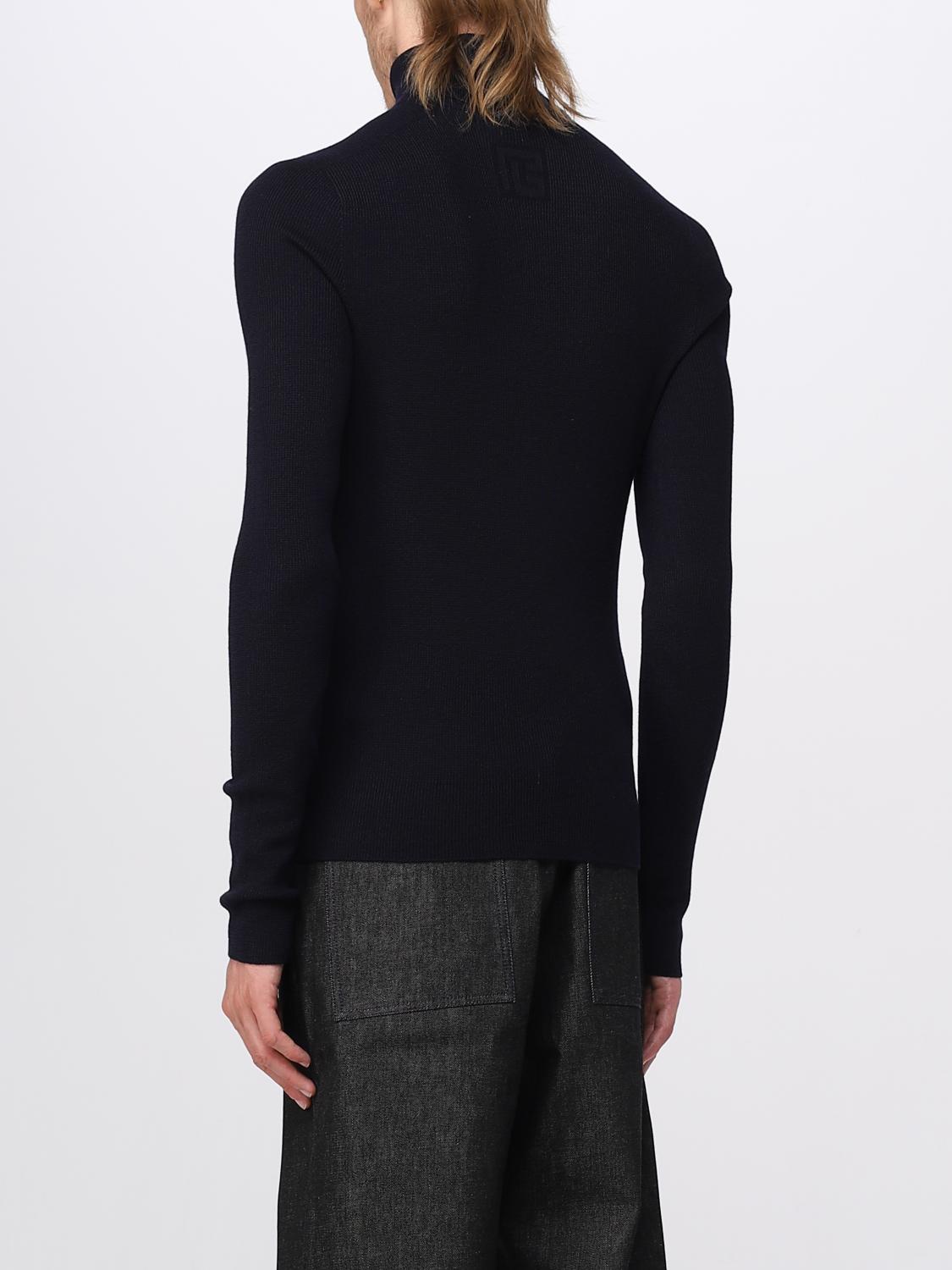BALMAIN PULLOVER: Pullover herren Balmain, Marine - Img 3