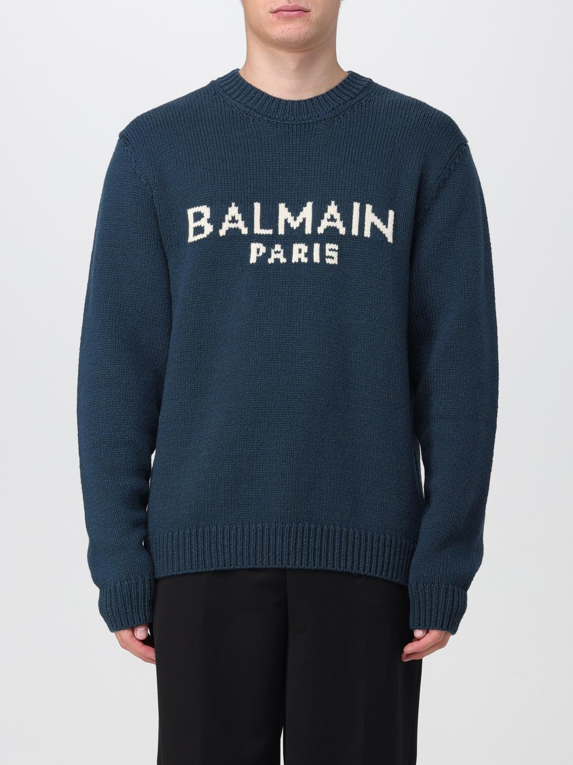 BALMAIN PULL: Pull homme Balmain, Vert - Img 1