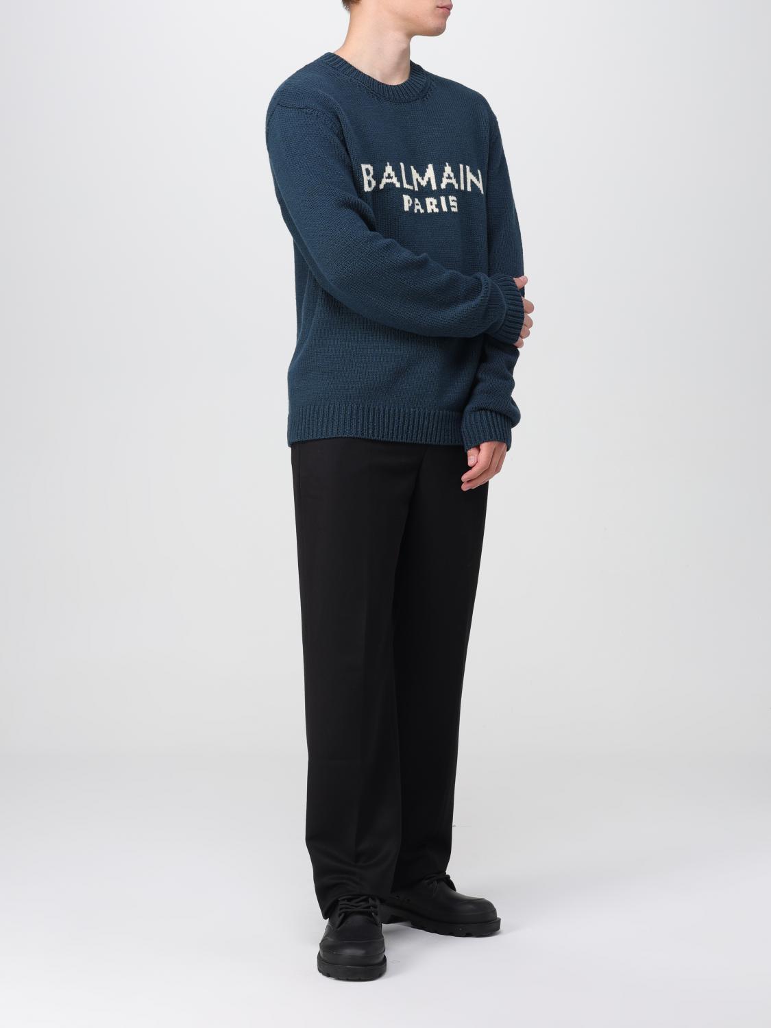 BALMAIN PULL: Pull homme Balmain, Vert - Img 2