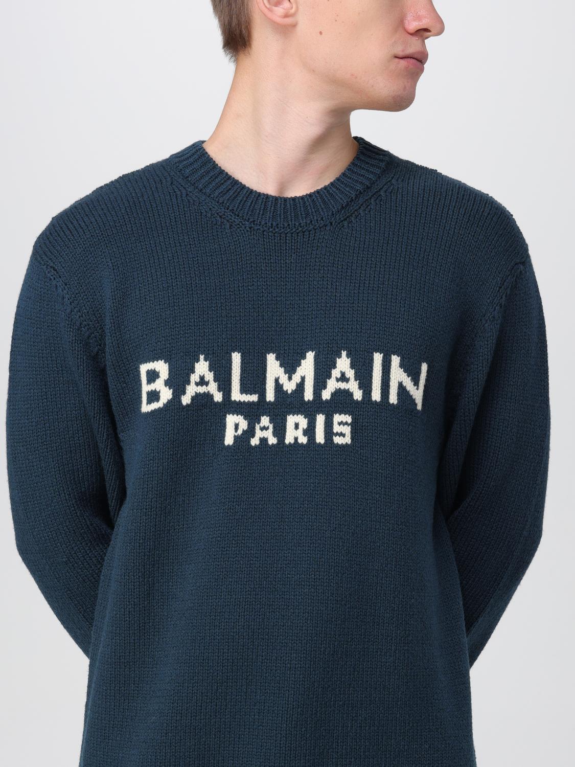BALMAIN PULL: Pull homme Balmain, Vert - Img 5