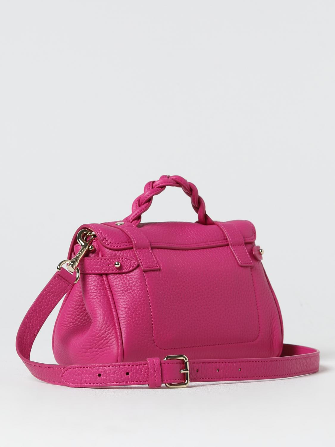MULBERRY BORSA A MANO: Borsa Alexa Mulberry in pelle a grana, Fuxia - Img 2