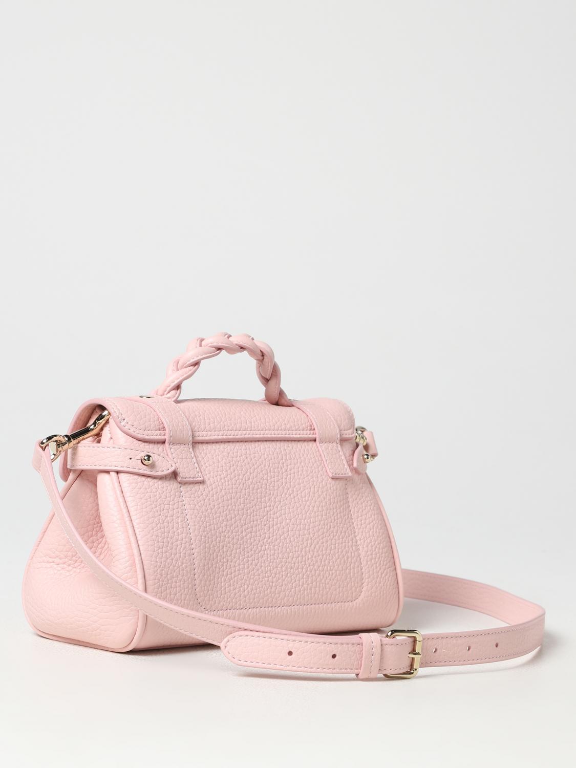 MULBERRY BORSA A MANO: Borsa Alexa Mulberry in pelle a grana, Rosa - Img 2