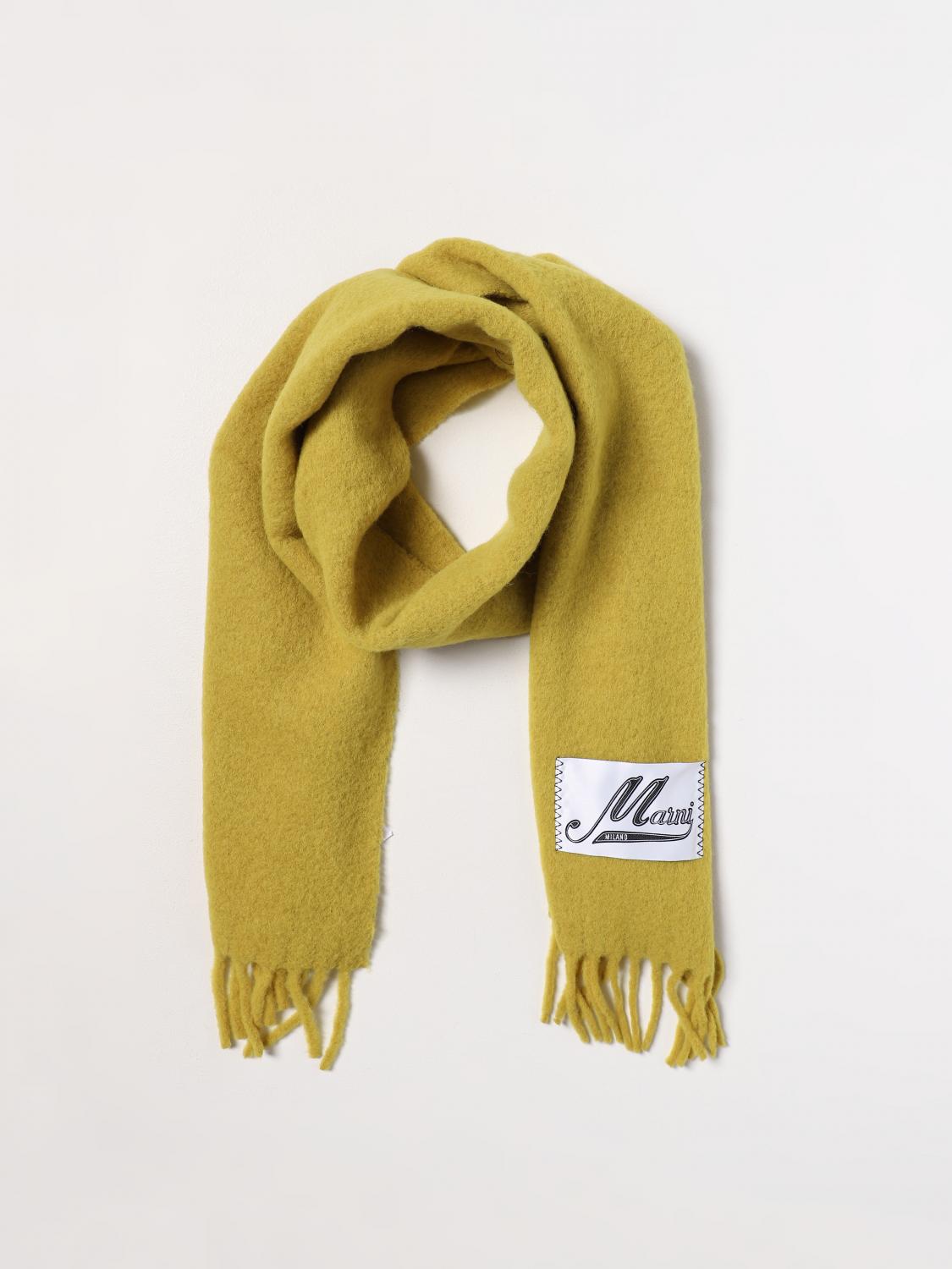 MARNI SCIARPA: Sciarpa Marni in misto lana d'alpaca, Ocra - Img 2