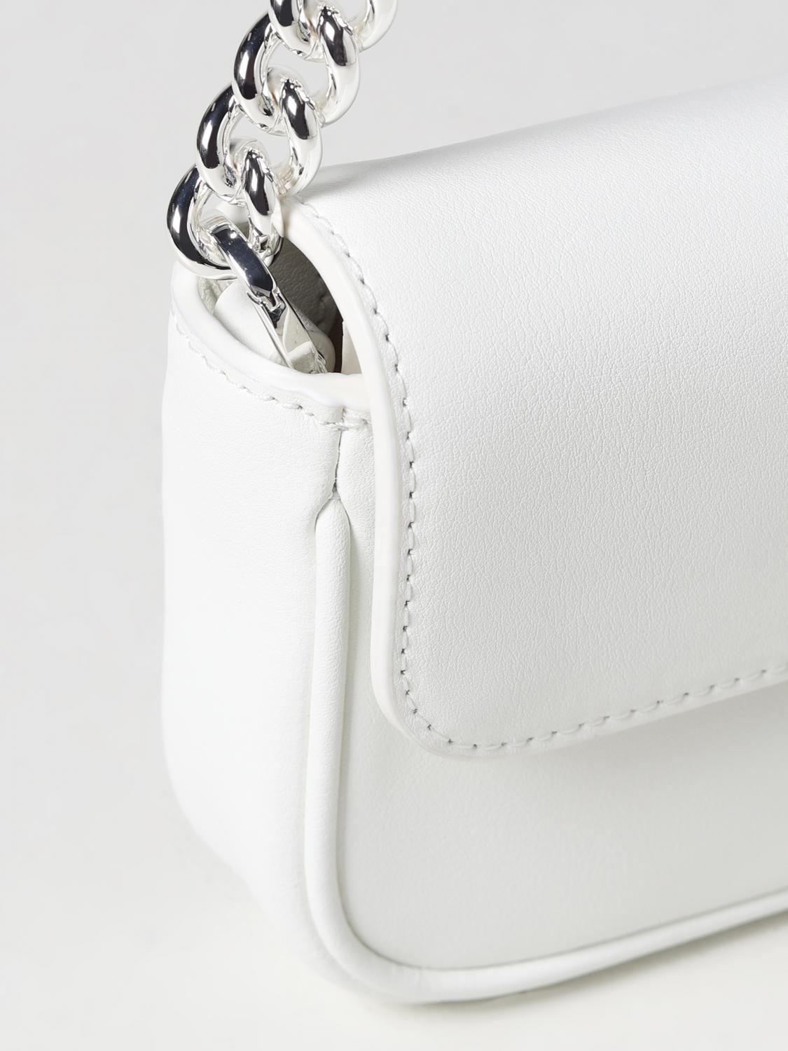 MARC JACOBS BORSA MINI: Borsa The J Marc Jacobs in pelle, Bianco - Img 3