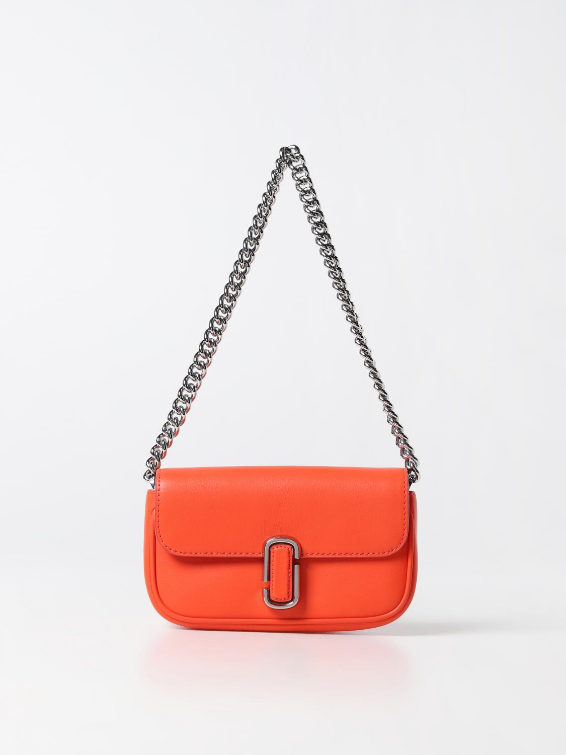 MARC JACOBS BORSA MINI: Borsa The J Marc Jacobs in pelle, Arancione - Img 1