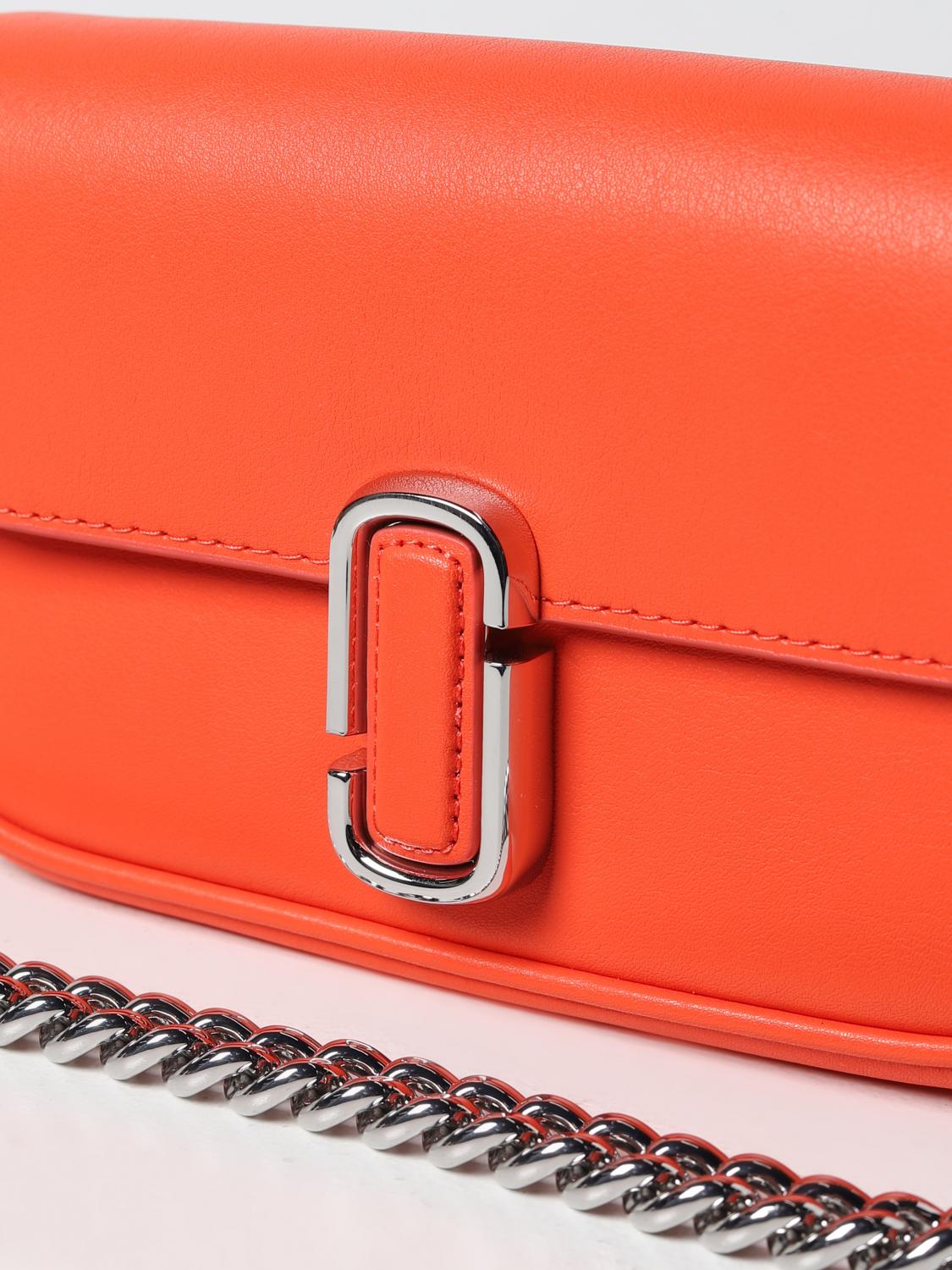 MARC JACOBS BORSA MINI: Borsa The J Marc Jacobs in pelle, Arancione - Img 3
