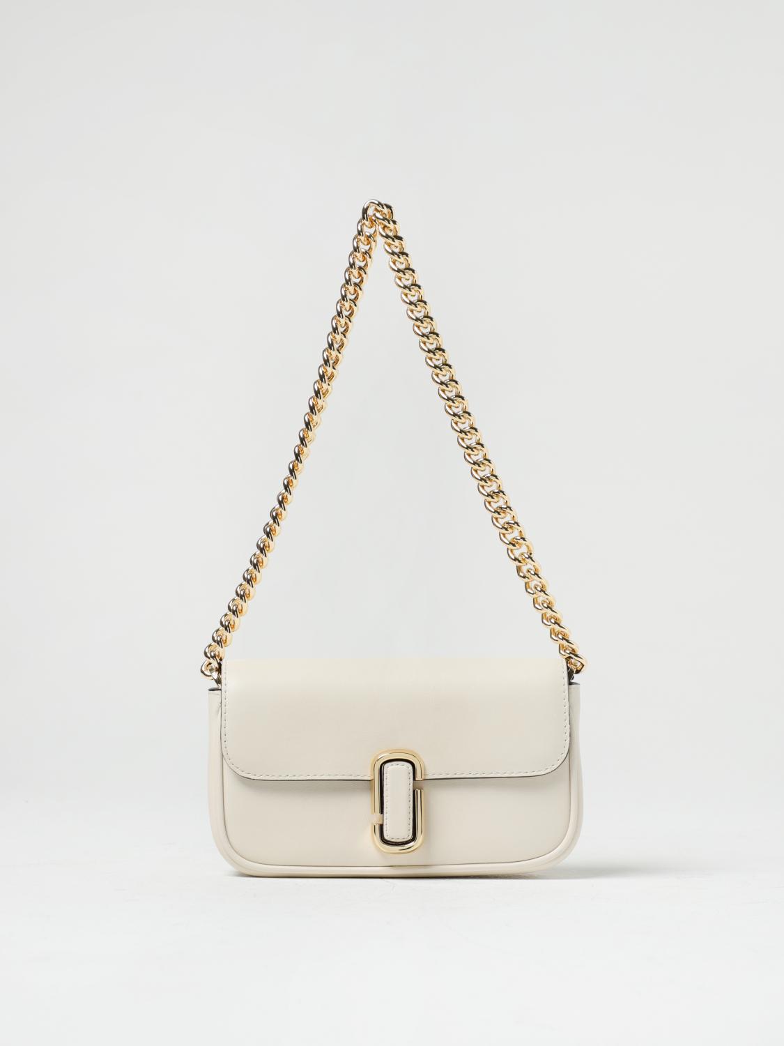 MARC JACOBS BORSA MINI: Borsa The J Marc Jacobs in pelle, Bianco 1 - Img 1