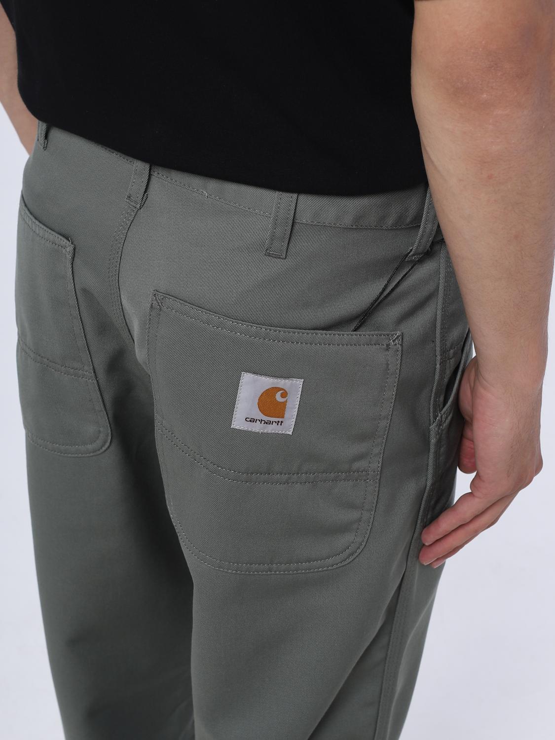 CARHARTT WIP 팬츠: 팬츠 남성 Carhartt Wip, 그린 - Img 4