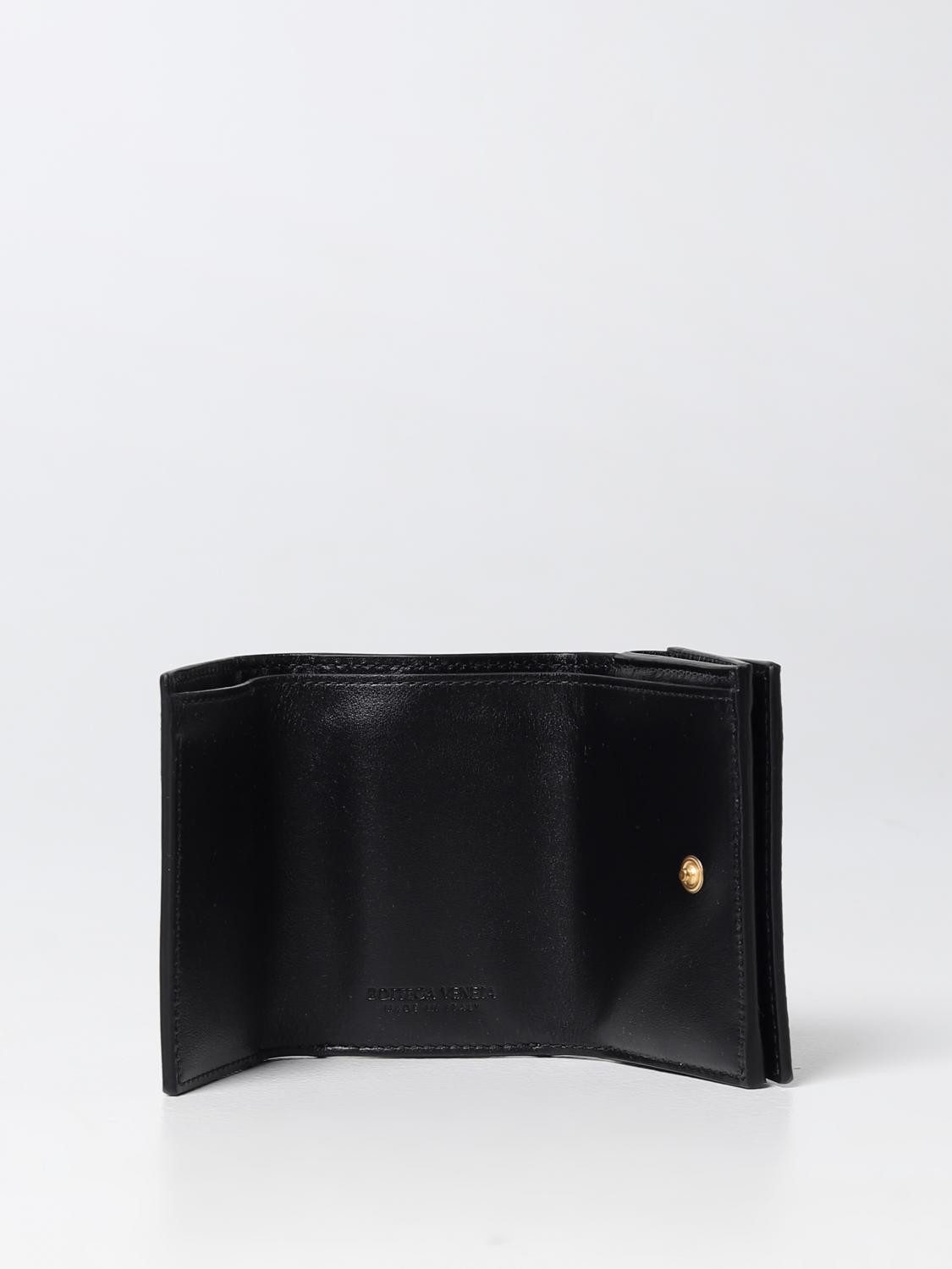 BOTTEGA VENETA WALLET: Bottega Veneta Tiny wallet in woven nappa, Black - Img 2