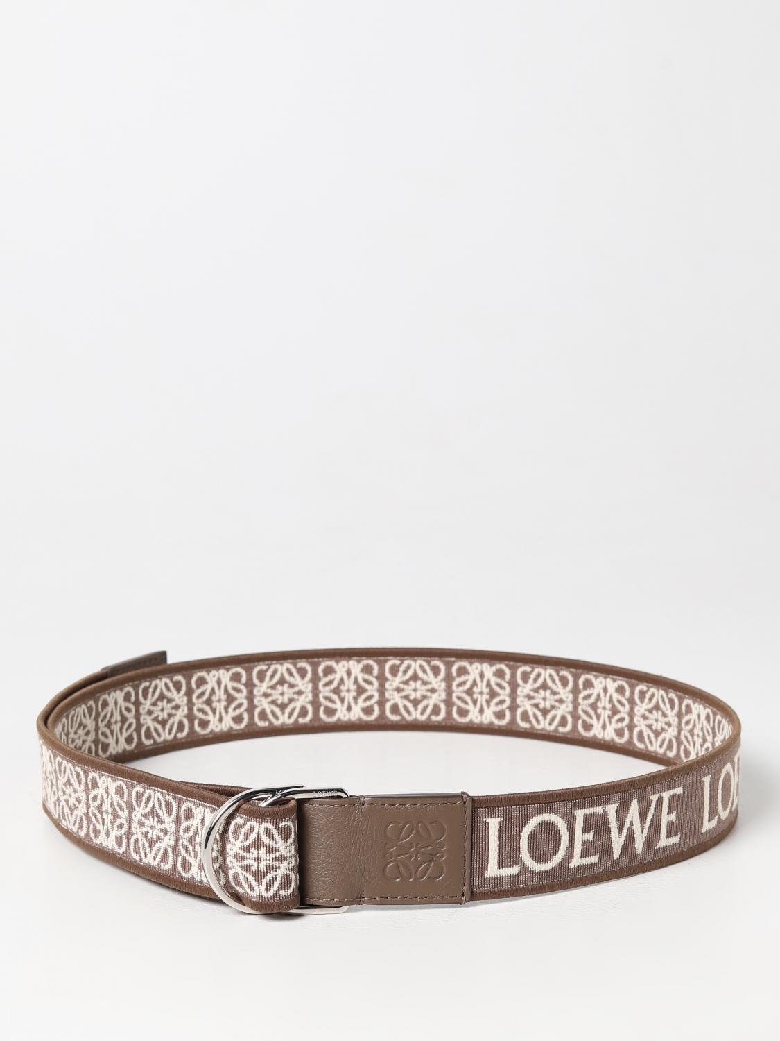 LOEWE CINTURÓN: Cinturón hombre Loewe, Marrón - Img 1